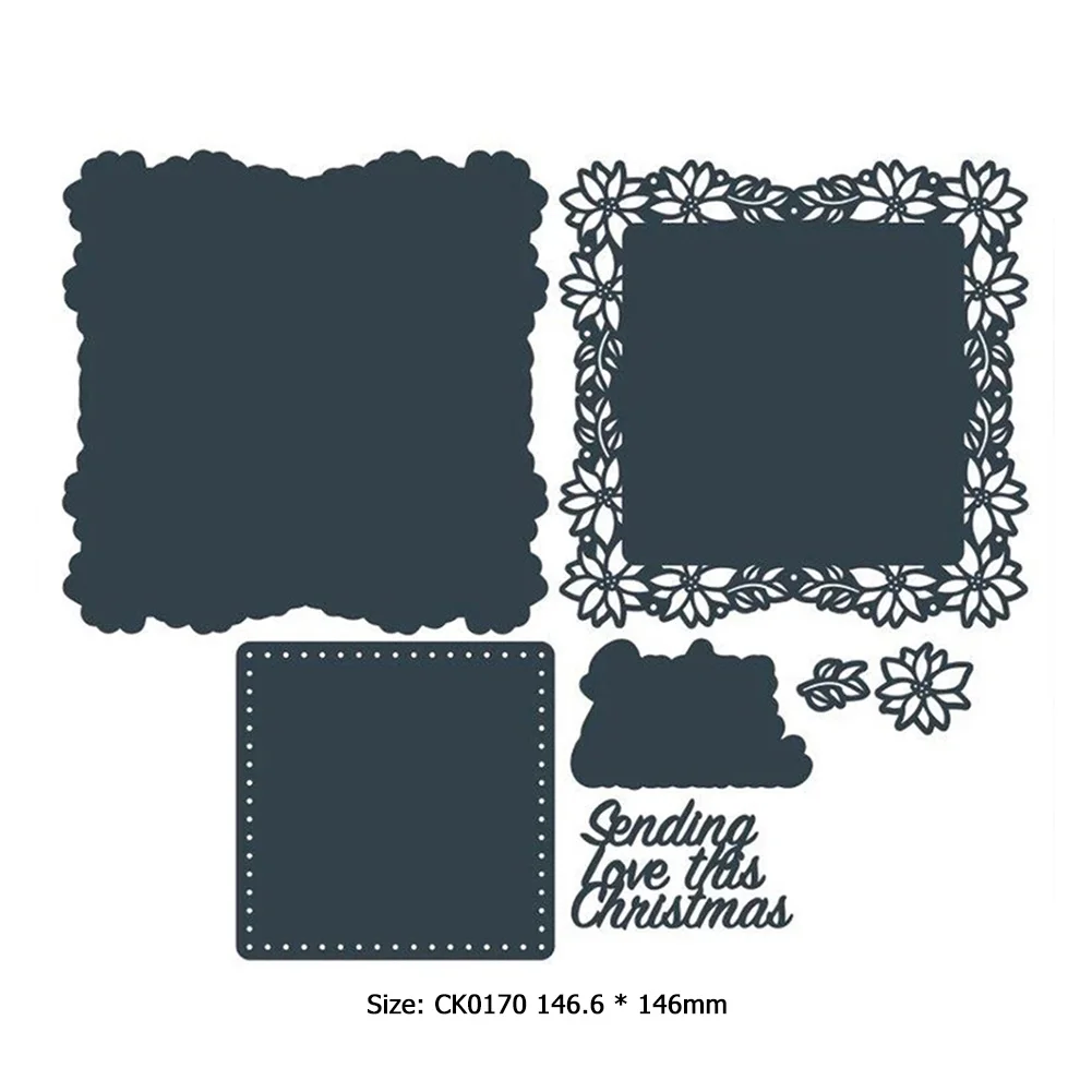 

Stencils Embossing Stencil Decorative Cutting Dies Embossing Card Craft Cutting Dies for Invitation Cards Paper Making