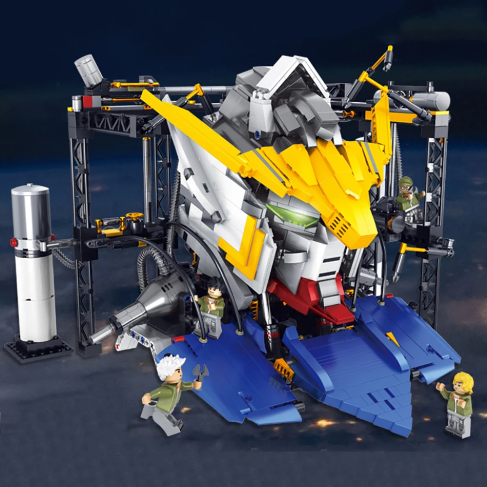 2085 шт. Gundamed бюст Barbatos железнокровные сироты строительные блоки технические робот