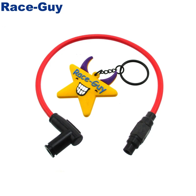 8 мм двухъядерный гоночный силовой кабель Катушка зажигания для ATV Quad Dirt Pit след