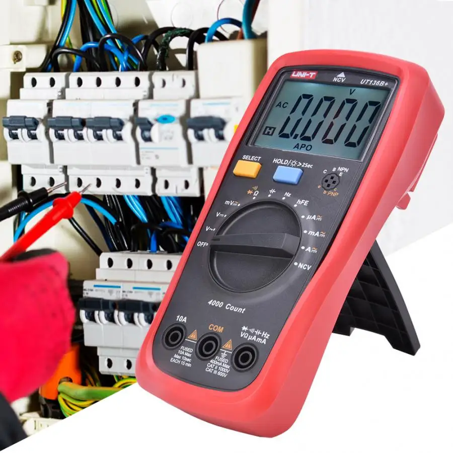 UNI-T UT136B+ Portable Automatic Range Digital Multimeter Capacitance Resistance Tester | Инструменты