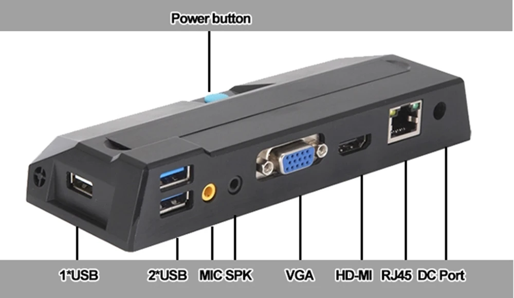 

RDP10 Ultra Lower Power Thin Client wifi centralized management Multiple Users, Extend 1pc To 100 Workstations