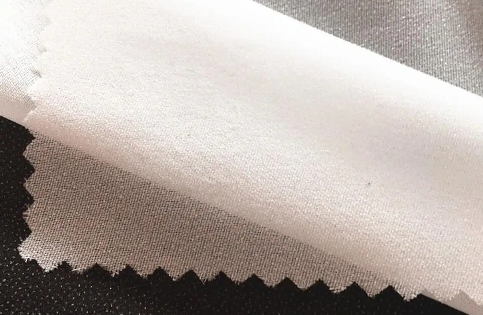 Stretch Jersey Knitted fusible iron on interfacing in WHITE- sold by the metre