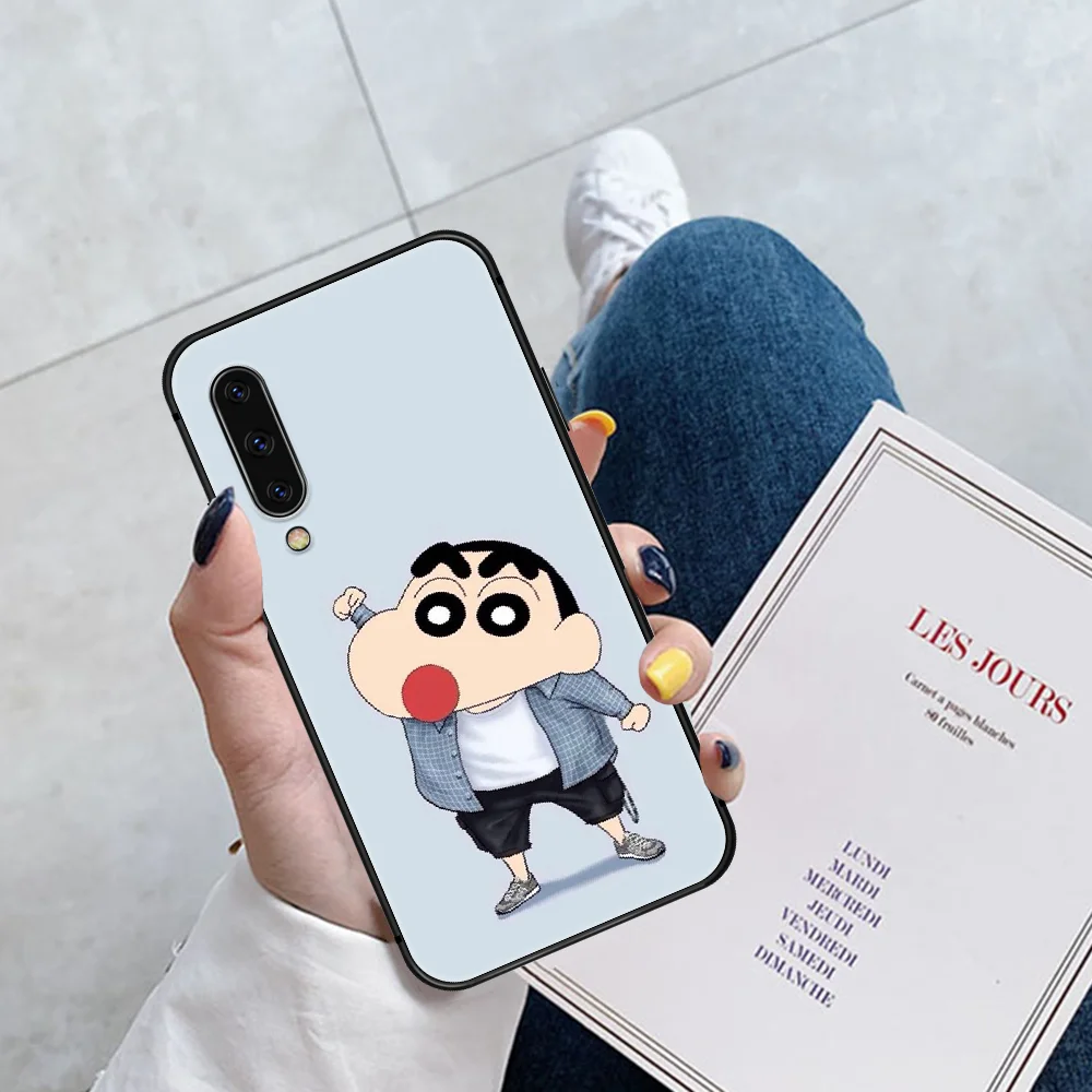 

Cartoon Cute Crayon Shin-Chan Phone Case For Huawei P Mate 10 20 30 40 Pro Lite Smart 2019 2021 black Waterproof Luxury Cover