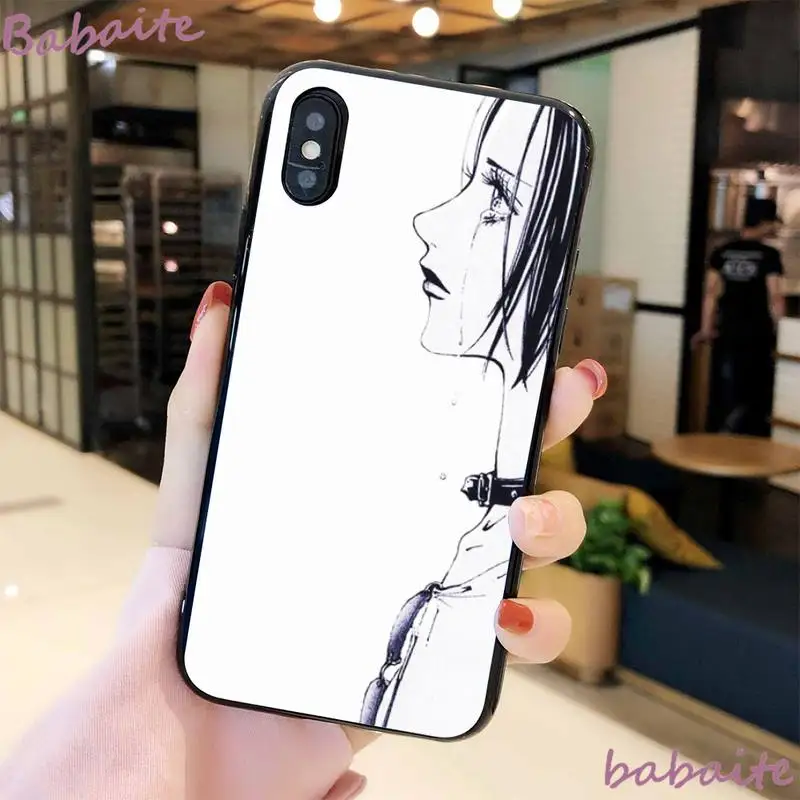 Babaite Нана Осаки аниме покупателей Чехол для мобильного телефона iPhone 8 7 6 6S Plus X XS