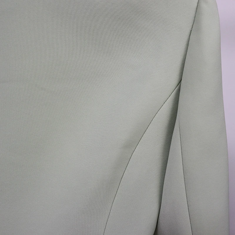 

2020 Classic Designer Blazer Jacket Women's Slim Fitting Metal Lion Buttons Double Breasted Blazer Tender green