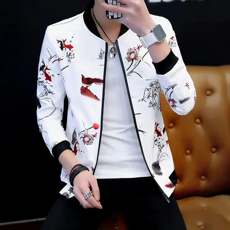 

Spring Autumn New Men's Bomber Zipper Jacket Male Casual Streetwear Hip Hop Slim Fit Pilot Coat Men Clothing M-3XL XXXL