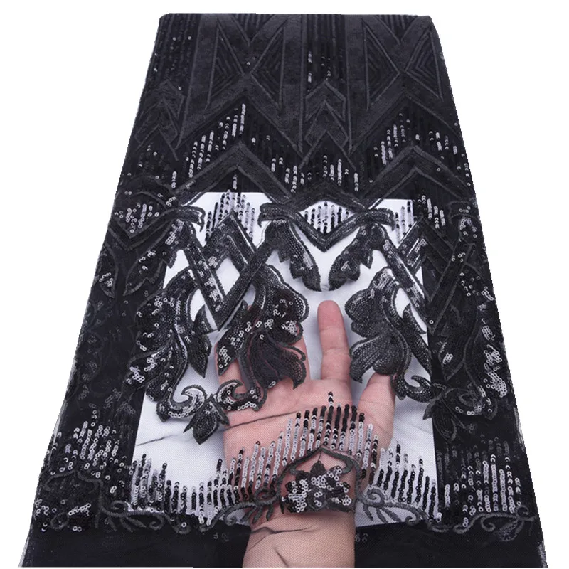 Новейшие золотые африканские сухие кружевные ткани 2020 Высококачественная