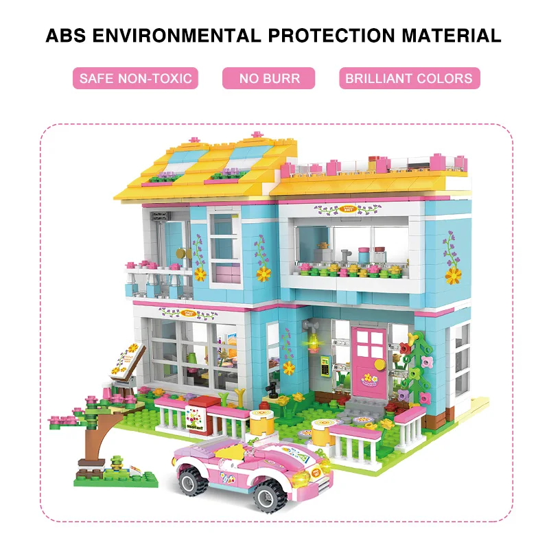 1049 шт. Детский конструктор семейвечерние дом | Игрушки и хобби