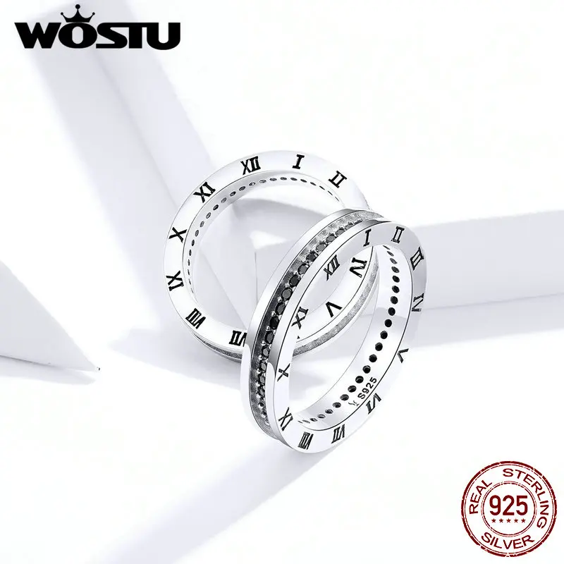 Кольцо для пары серебро 100% пробы с римскими цифрами|Кольца| |