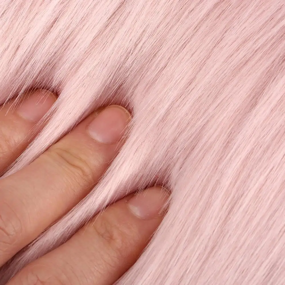 1 шт. Имитация шерсти Персиковое сердце коврик матрас диван подушка для ног