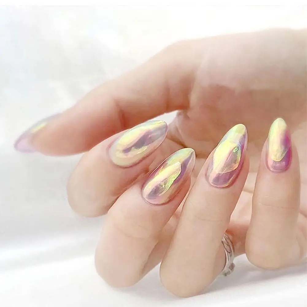 

Holographic Foil Sticker Strip Nail Art Glass Art Shiny Decoration Gradient Mirror Accessories Wraps Paper Nail Z9I8