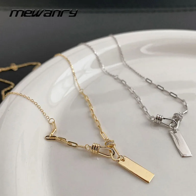 

Цепочка из серебра 925 пробы с цирконом для женщин