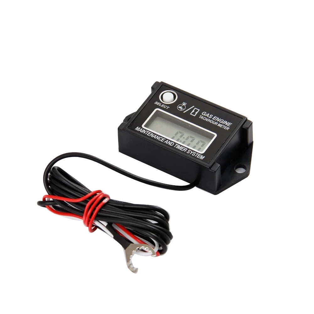 

Motor Boat Digital Tachometer LCD Display Car Motor Boat Digital Motorcycle Generator Gasoline Engine Tach Hour Meter Guage