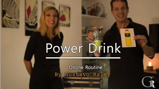 

2021 Power Drink by Gustavo Raley Magic Tricks - No gimmicks