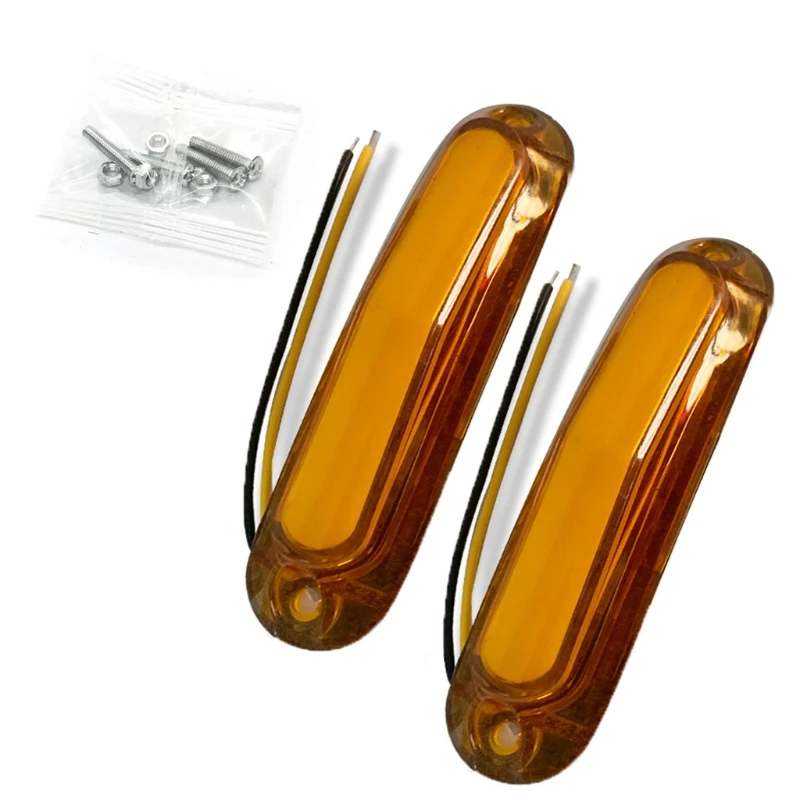 

2pcs 6 LED Light Car Trailer LED Side Marker Light Trailer Light A0NE
