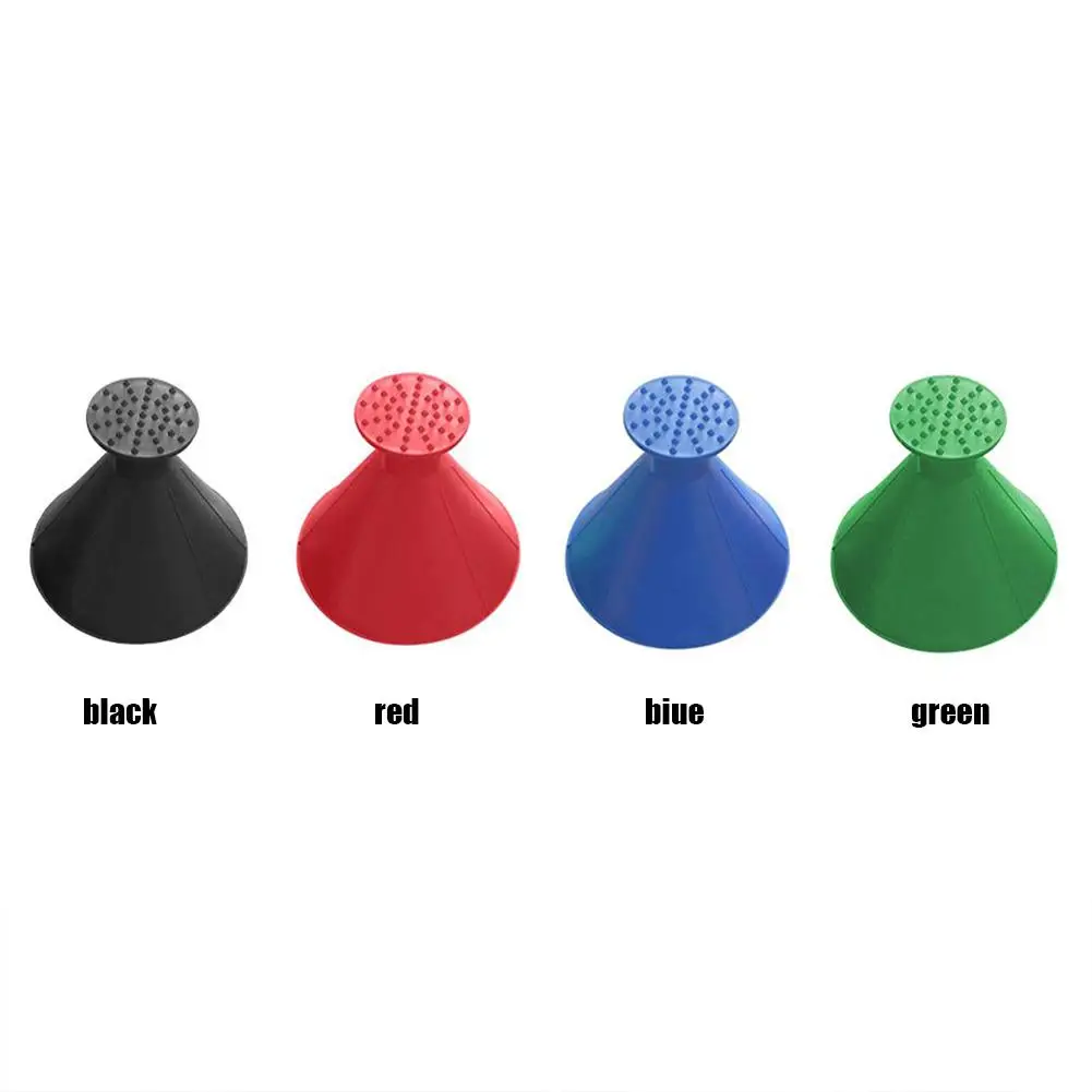 4 цвета волшебный скребок для льда на лобовое стекло автомобиля в форме конуса