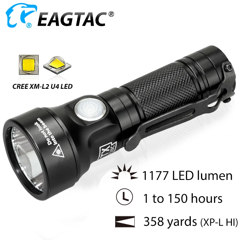 EAGTAC TX25C ультракомпактный фонарик для повседневного использования 1177 люмен на