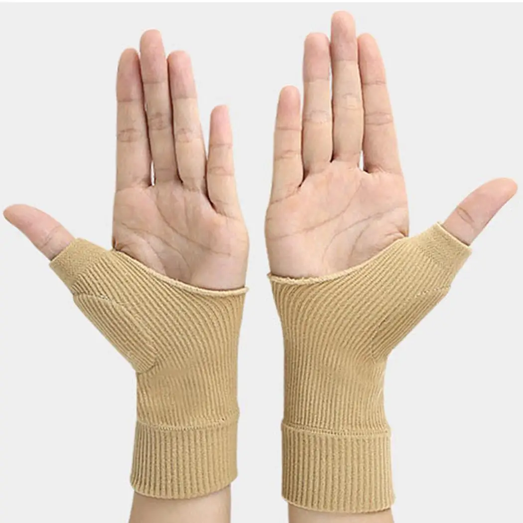 1 пара дышащие перчатки для поддержки запястья 2 цвета женщин и мужчин