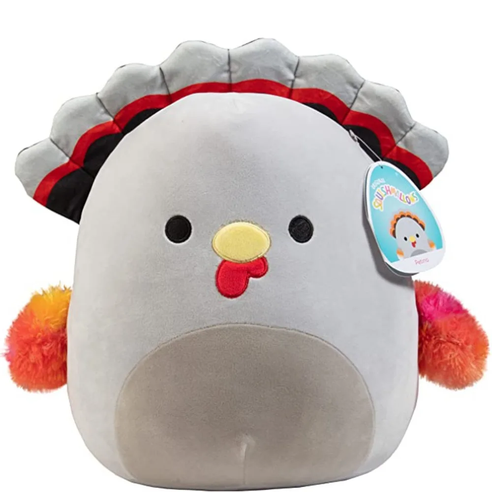 

Cute 30cm Squishmallowing Big Squish Plushie Animal Turkey Soft Plush Doll Turkeys Pillow Cushion Thanksgiving Gift Toy