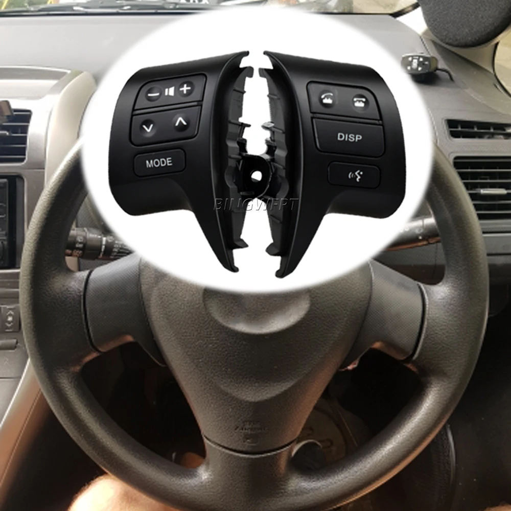 

Переключатель круиз-контроля 45186-02080, Bluetooth, переключатель рулевого управления аудиосигналом 84250-02200 для Toyota Corolla ZRE15 2007-2009