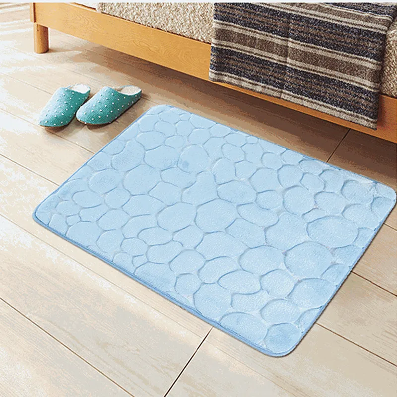 

Нескользящий коврик 40x60 см, коврик для ванной, бархатный мягкий коврик для ванной из пены с эффектом памяти, напольный коврик, напольный ковр...