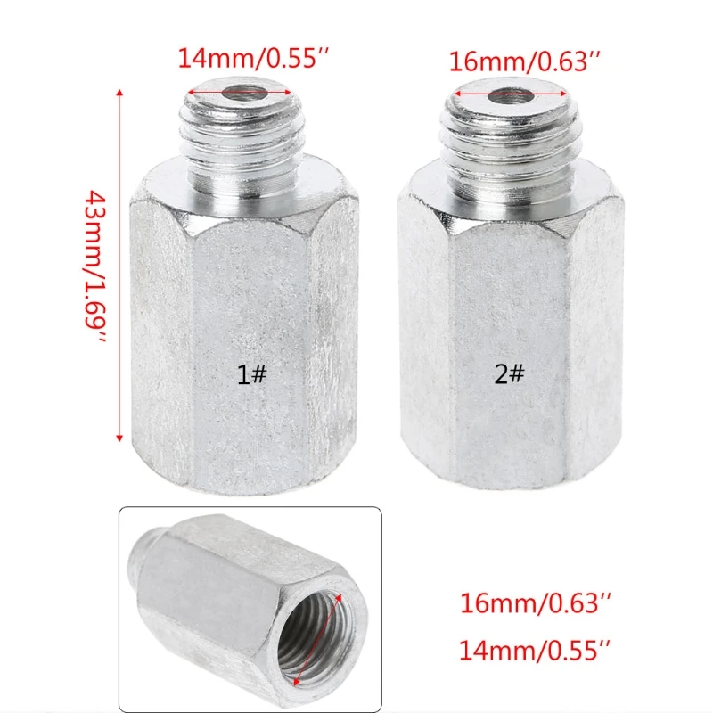 

Polishing Pad M14 16 Thread Change Adapter For M14/M10 Backer Plate Steel New 69HF