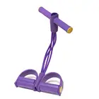 Портативный спортивный женский ремень для фитнеса эластичный 4 трубки Натяжной шнур сопротивление животу мужской Натяжной ремень спортивный тренировочный инструмент