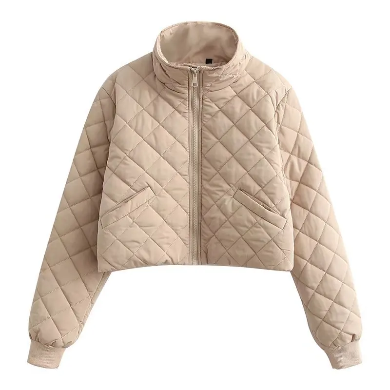 

New Women's Casual Loose Check Cotton Jacket