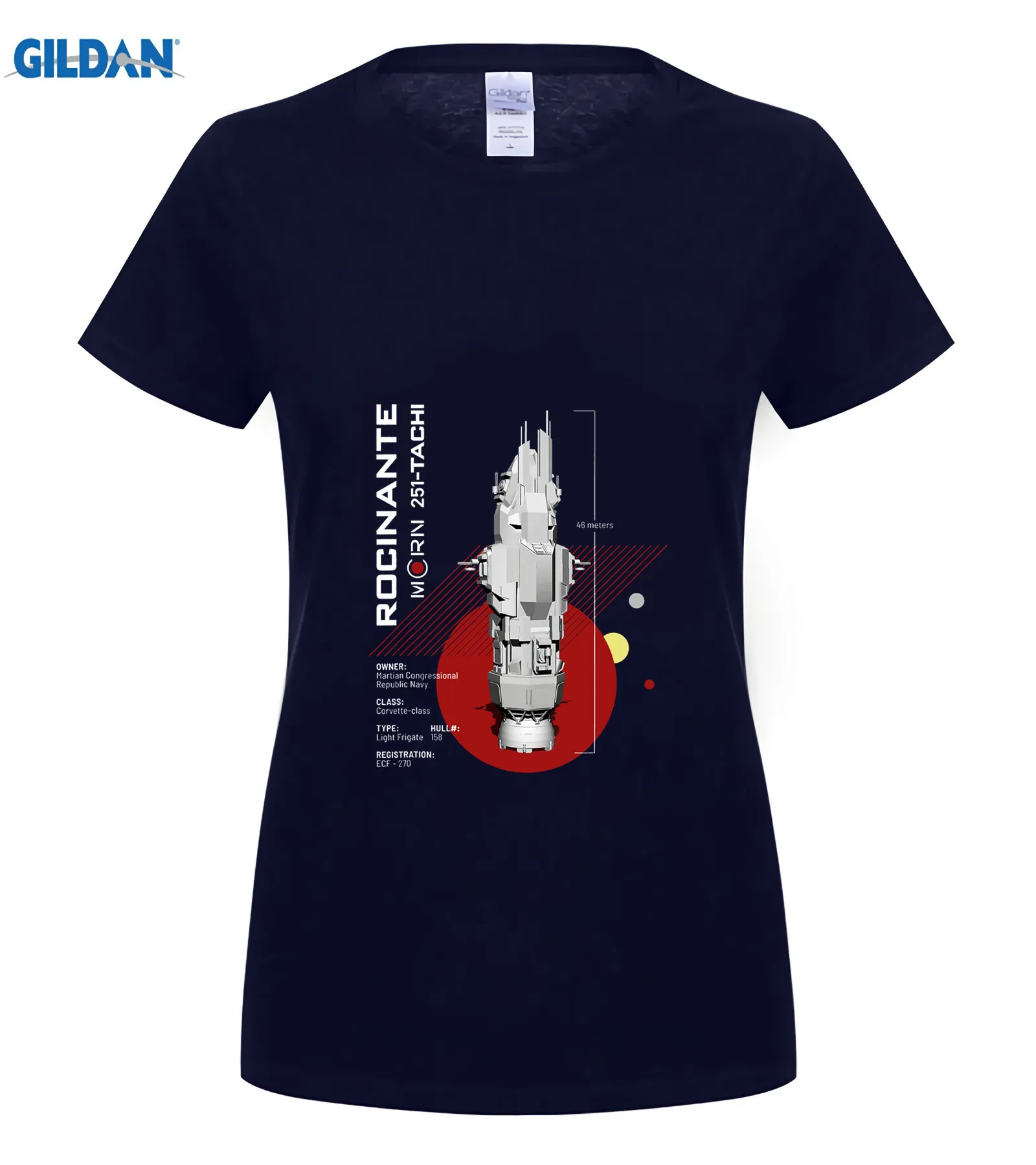 The Expanse Rocinante shipping Летняя мужская футболка с коротким рукавом - Цвет: women navy