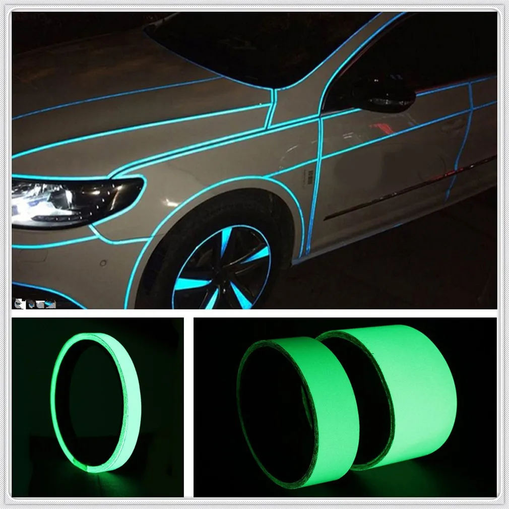 Автомобильная 3 м светящаяся лента в полоску для Fiat Punto Palio Uno Idea Bravo Sedici Grande Tipo Qubo