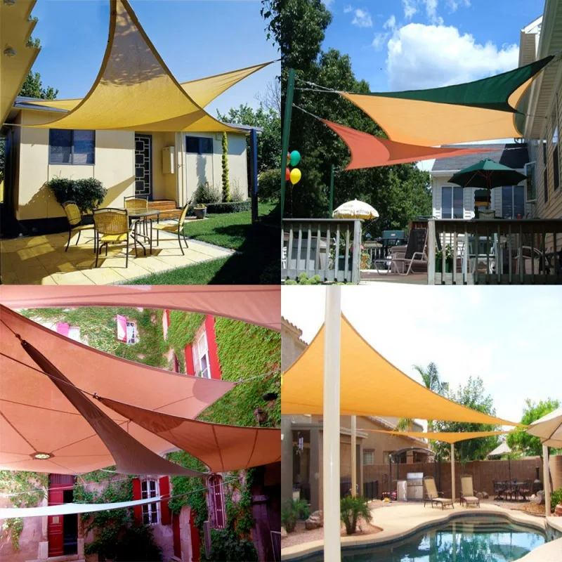 2019 уличный двор Патио газон садовый палубный солнцезащитный парусный блок навес