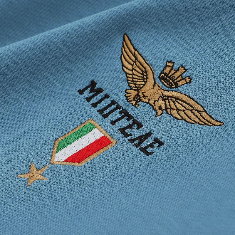 

High-end round neck T-shirt men's long sleeve young men's new trend embroidered sweatshirt cotton printed bottoming shirt