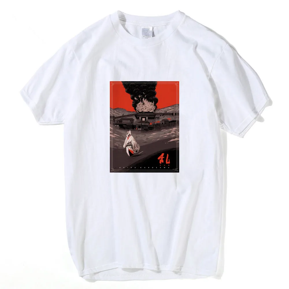

Japanese Movie Ran Personalized T Shirt 2018 Summer 3D Printed Tees 100% Cotton Top Clothing Akira Kurosawa T Shirts 033514