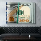 Картина на холсте со вкусом наличных 100 долларов банкнот печать денег Забавный предприниматель мотивационный Настенный декор для гостиной