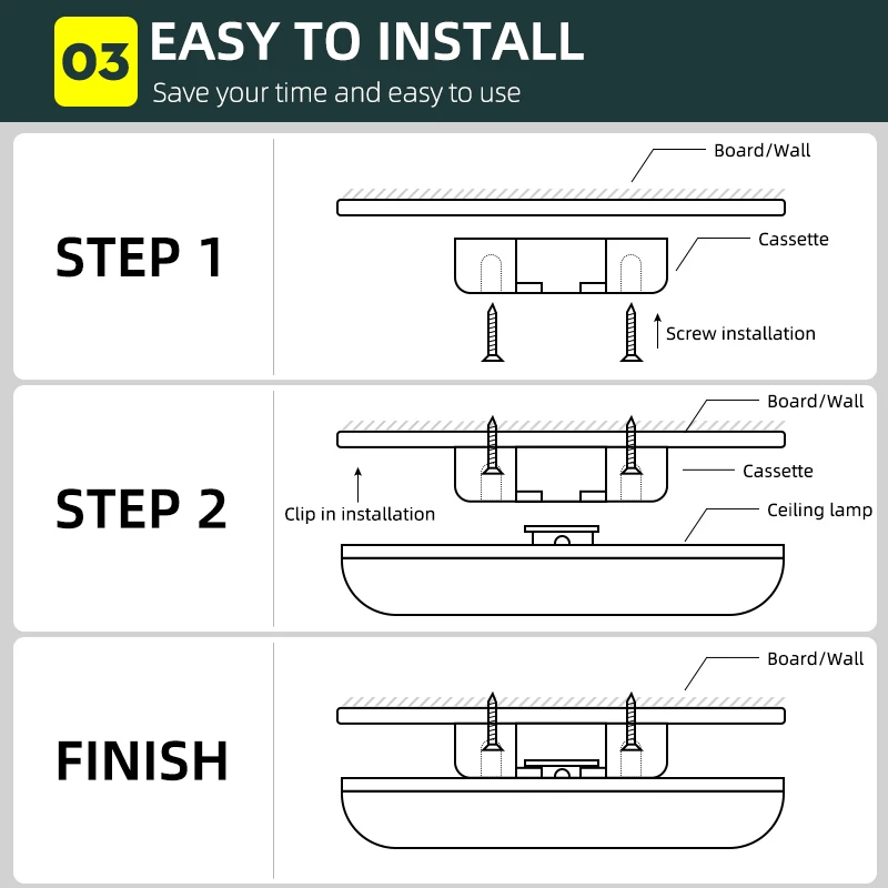 Ультратонкий Светодиодный потолочный светильник Современная Поверхностная