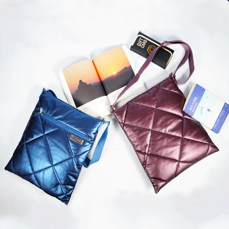 Женская вечерняя сумка клатч PLAYKING Черная мягкая через плечо из хлопка