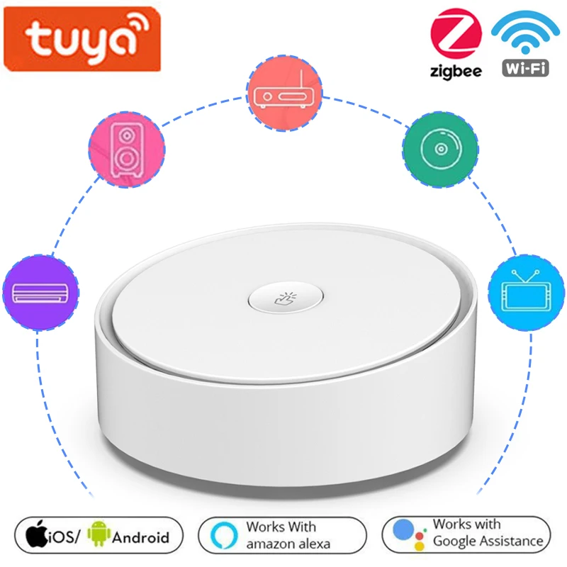 

Умный сетевой хаб Tuya ZigBee, многорежимный хаб с Wi-Fi, Bluetooth, работает с приложением Smart Life и голосовым управлением, работает с Alexa Google Home, 3,0