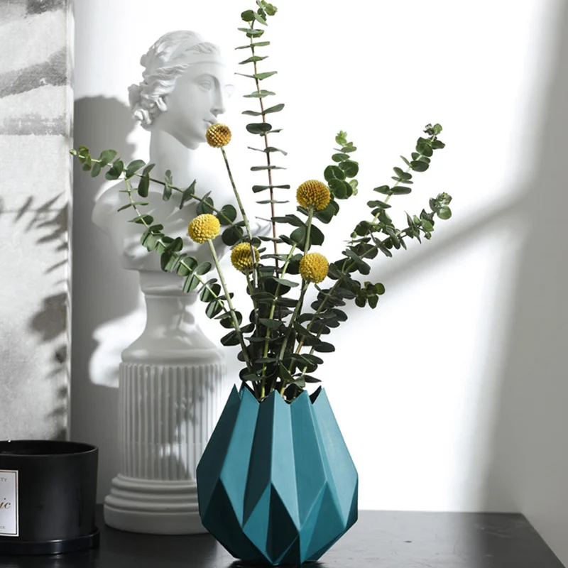 Скандинавский стиль керамическая ваза для украшения интерьера аксессуары