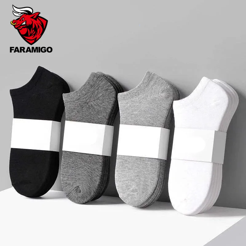 

10 Pairs And 5 Pairs Women Socks Breathable Sports socks Solid Color Boat socks Comfortable Cotton Ankle Socks White Black