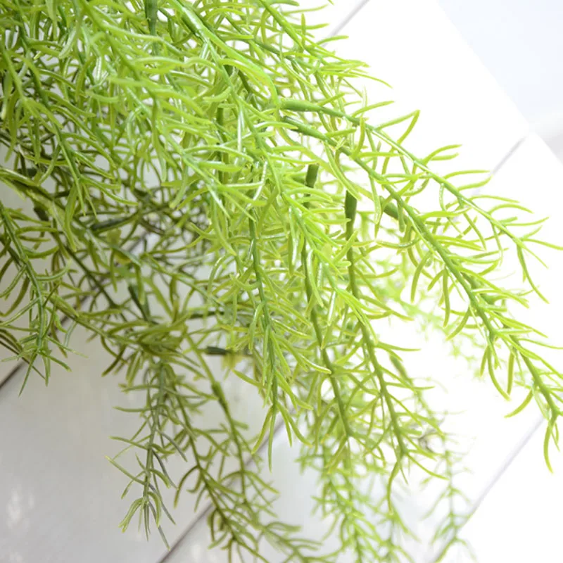 Зеленое Длинное искусственное растение Канадская сосна цветочная гирлянда