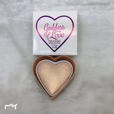 Хайлайтеры для макияжа LOVE 6 цветов косметика лица палитра радужные разноцветные