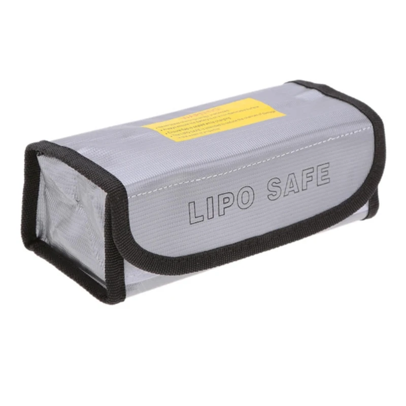

K92F 2x Battery Safe Bag Case, Explosion & Fire Proof Lipo Battery Protective Storage Containers 7.28x2.36x2.95 inches