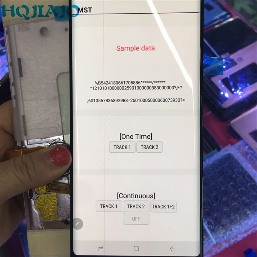 Есть линия для samsung Galaxy Note 9 Note9 N960F N960U N9600/DS ЖК-дисплей сенсорный экран дигитайзер в сборе для samsung Note 9