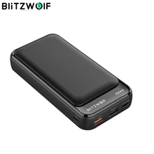 BlitzWolf BW-P11 20000mAh Mobile Power Bank 18W QC3.0 PD Power Bank for iPhone 12 Pro Max for Samsung S10 for Xiaomi for Huawei