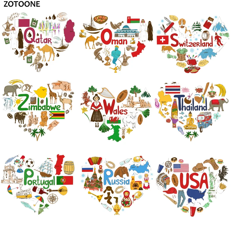 Нашивки ZOTOONE с изображением животных наклейки использованием утюга для одежды