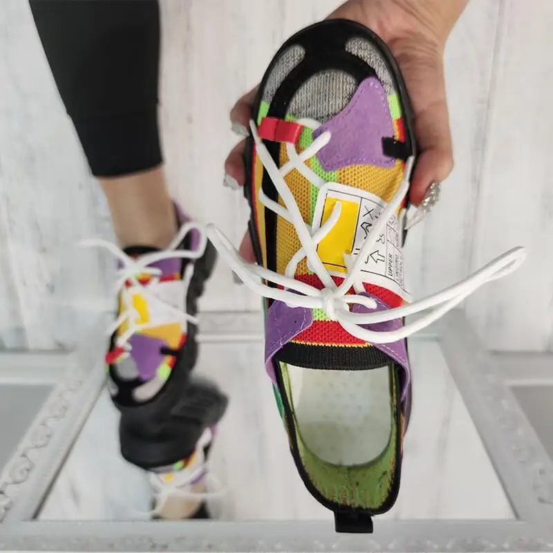 Кроссовки женские на платформе INS повседневная обувь шнуровке модный цвет
