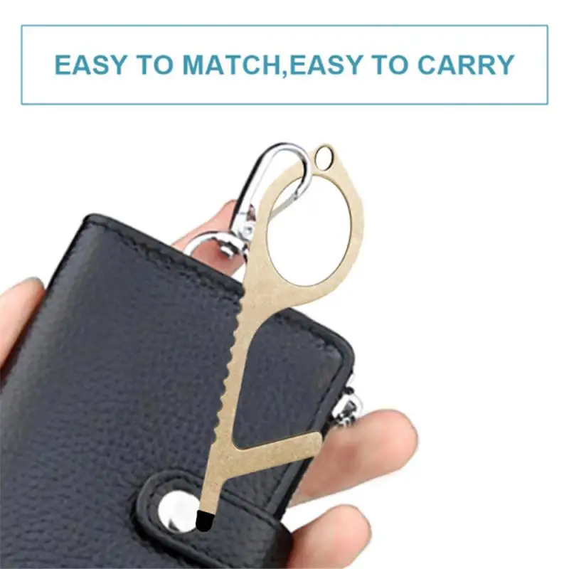 Переносные дверные ручки Бесконтактный безопасный Открыватель для дверей