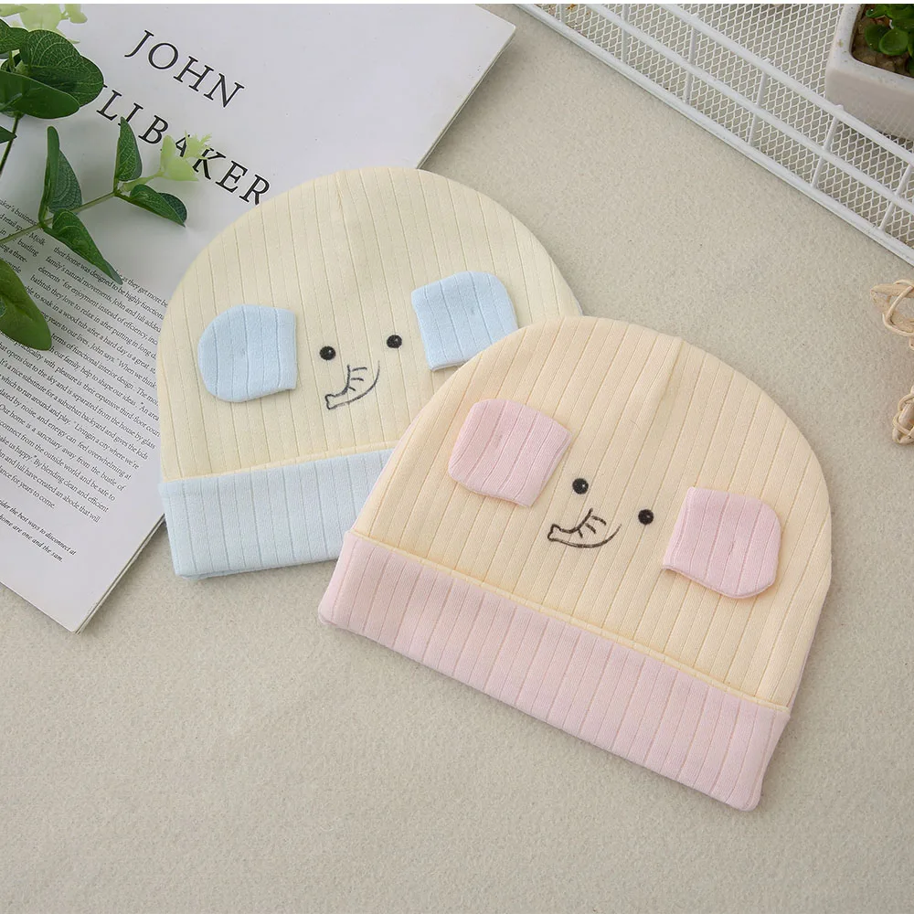

Autumn Winter Solid Color Baby Knitted Hats Kids Girls Boys Beanies Caps Warm Soft Casual Hats for Children
