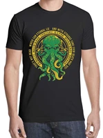 creative design cthulhu rlyeh classic story octopus dragon t shirt cotton o neck short sleeve t shirt new size s 3xl