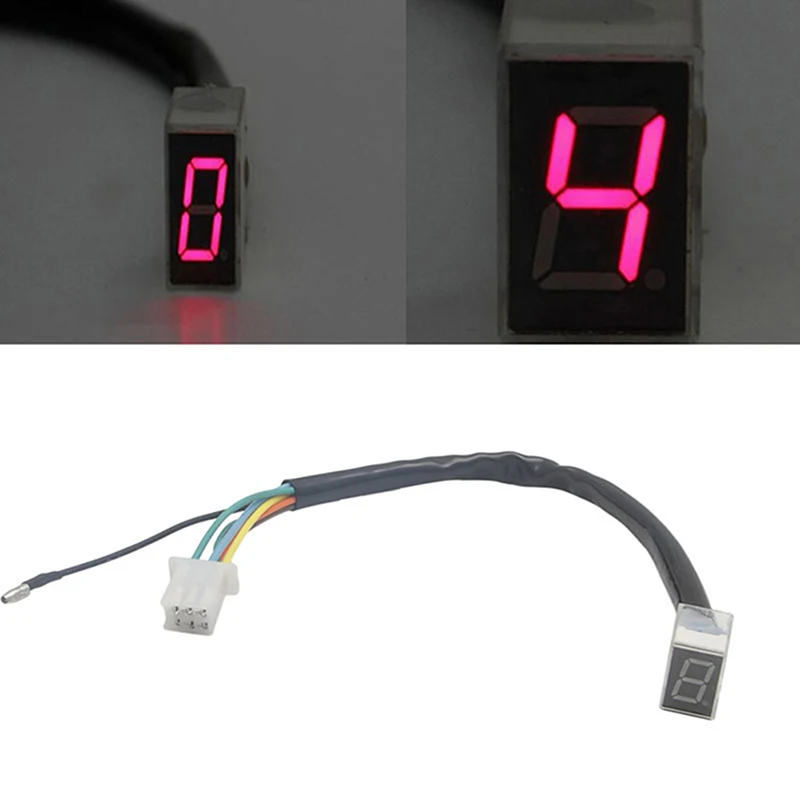 Universal LED Digital Gear Indicator Motorcycle Display Shift Lever Sensor | Автомобили и мотоциклы